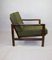 Fauteuil en Boucle Vert Olive par Z. Baczyk, 1970s 8