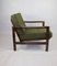 Green Olive Boucle Armchair by Z. Baczyk, 1970s 8