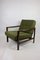 Green Olive Boucle Armchair by Z. Baczyk, 1970s 7