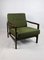 Green Olive Boucle Armchair by Z. Baczyk, 1970s 2