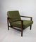 Green Olive Boucle Armchair by Z. Baczyk, 1970s 1