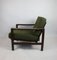 Fauteuil en Boucle Vert Olive par Z. Baczyk, 1970s 11