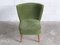 Vintage Cocktail Chair in Green 6