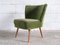 Vintage Cocktail Chair in Green 3
