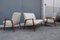 Italian Living Room Set in Cherry by Ico Parisi, 1950, Set of 3 26
