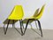 French Fiberglass Stelle Chairs by Rene Jean Caillette for Steiner, 1950, Set of 2 4