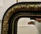 Antique French Louis Philippe Black and Detailed Gold Mirror 4