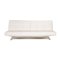 Smala Three-Seater White Sofa in Leather from Ligne Roset 1
