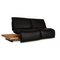 Two-Seater Sofa in Black Leather 11