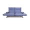 AV 400 Zwei-Sitzer Sofa aus blauem Stoff von Erpo 1