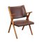 Italian Armchair in Leatherette, 1960s, Image 1
