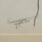 Bepi Romagnoni, Composition, 1960, Graphite on Paper, Framed, Image 6