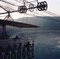 Touristen in einer Seilbahn über die Niagarafälle, USA / Kanada, 1962 / 2020er Jahre, Fotografie 1