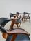 Mid-Century Cowhorn Dining Chairs by Louis Van Teeffelen, 1950s, Set of 4, Image 3