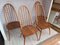 Chaises de Salle à Manger Ercol Windsor Quaker X 4 Vintage - Light Elm Mid-Century Chairs VGC + Free Seat Cushions par Lucian Ercolani pour Ercol, 1960s, Set de 4 3