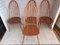 Vintage Ercol Windsor Quaker Dining Chairs X 4 - Light Elm Mid-Century Chairs VGC + Free Seat Cushions by Lucian Ercolani for Ercol, 1960s, Set of 4 5