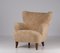 Laila Armchair in Sheepskin attributed to Ilmari Lappalainen for Asko, Finland, 1950s, Image 7