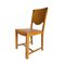 Art Deco Esstisch und Stühle aus Eiche, 1950er, 5er Set 6