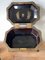 19th Century Chinese Black Lacquer Tea Caddy 13