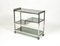 Serving Cart Table in Chrome and Smoked Glass, Italy, 1970s 8