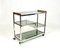 Serving Cart Table in Chrome and Smoked Glass, Italy, 1970s 5