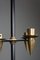 Candelabra in Black Metal and Brass attributed to Gio Ponti 5