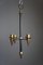 Candelabra in Black Metal and Brass attributed to Gio Ponti 2