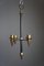 Candelabra in Black Metal and Brass attributed to Gio Ponti, Image 2
