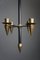 Candelabra in Black Metal and Brass attributed to Gio Ponti 6