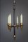 Candelabra in Black Metal and Brass attributed to Gio Ponti 4