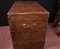 Large English Leather Campaign Luggage Trunk 7