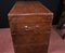 Large English Leather Campaign Luggage Trunk, Image 7