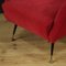 Italian Armchairs in Red, 1960, Set of 2 5