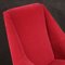 Italian Armchairs in Red, 1960, Set of 2 8