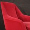 Italian Armchairs in Red, 1960, Set of 2 6