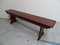 Antique French Wooden Bench, Image 1