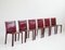 CAB 412 Chairs by Mario Bellini for Cassina 1980 Ref., Set of 6 1