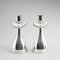 Silver Candleholders by Gosthlin, Sweden, 1960s, Set of 2 1