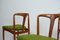 Sedie Mid-Century in teak, Danimarca Juliane di Johannes Andersen per Uldum, anni '60, set di 4, Immagine 3