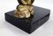 Art Deco Eichhörnchen Skulpturen mit schwarzem Marmorsockel von Tedd, 1930er, 2er Set 5