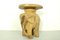 Vintage Elephant Side Table in Palmwood, 1960s 1