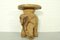 Vintage Elephant Side Table in Palmwood, 1960s, Image 3