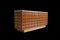 Brutalistisches Italienisches Sideboard aus Travertin und Holz 21