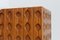 Brutalistisches Italienisches Sideboard aus Travertin und Holz 11