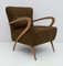 Mid-Century Modern Italian Chair in Velvet by Guglielmo Ulrich, 1950s, Set of 2 2