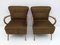 Moderner Italienischer Mid-Century Stuhl aus Samt von Guglielmo Ulrich, 1950er, 2er Set 3