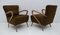 Moderner Italienischer Mid-Century Stuhl aus Samt von Guglielmo Ulrich, 1950er, 2er Set 4
