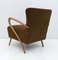 Mid-Century Modern Italian Chair in Velvet by Guglielmo Ulrich, 1950s, Set of 2 9