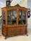Large Antique Dutch Floral Marquetry Inlaid Display Cabinet in Burr Walnut, 1800 8