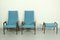 Danish Lounge Chairs with Ottoman by Yngve Ekström for Pastoe, 1960s, Set of 3 12